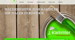 Desktop Screenshot of maler-kammler.de